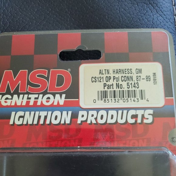 MSD Ignition Part No 5143 Altn Harness GM CS121 Op Pol Conn 87-89 New Old Stock - Picture 2 of 6